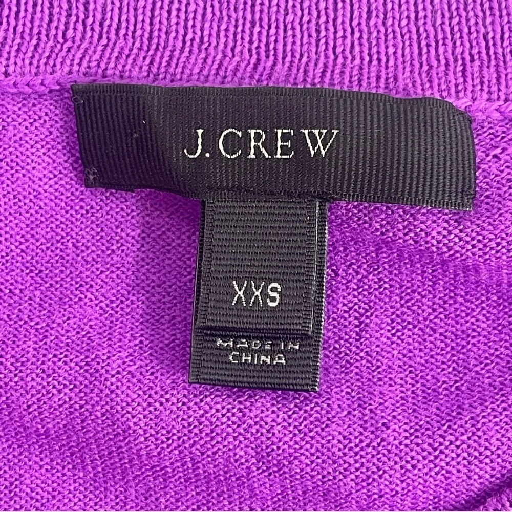 J.Crew Black Label Merino Wool Oversized Dolman Sleeves Lightweight Sweater XXS